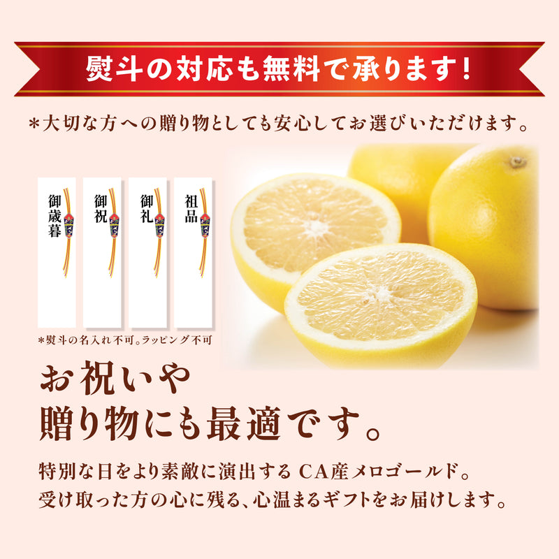 【カリフォルニア産】超大玉メロゴールド