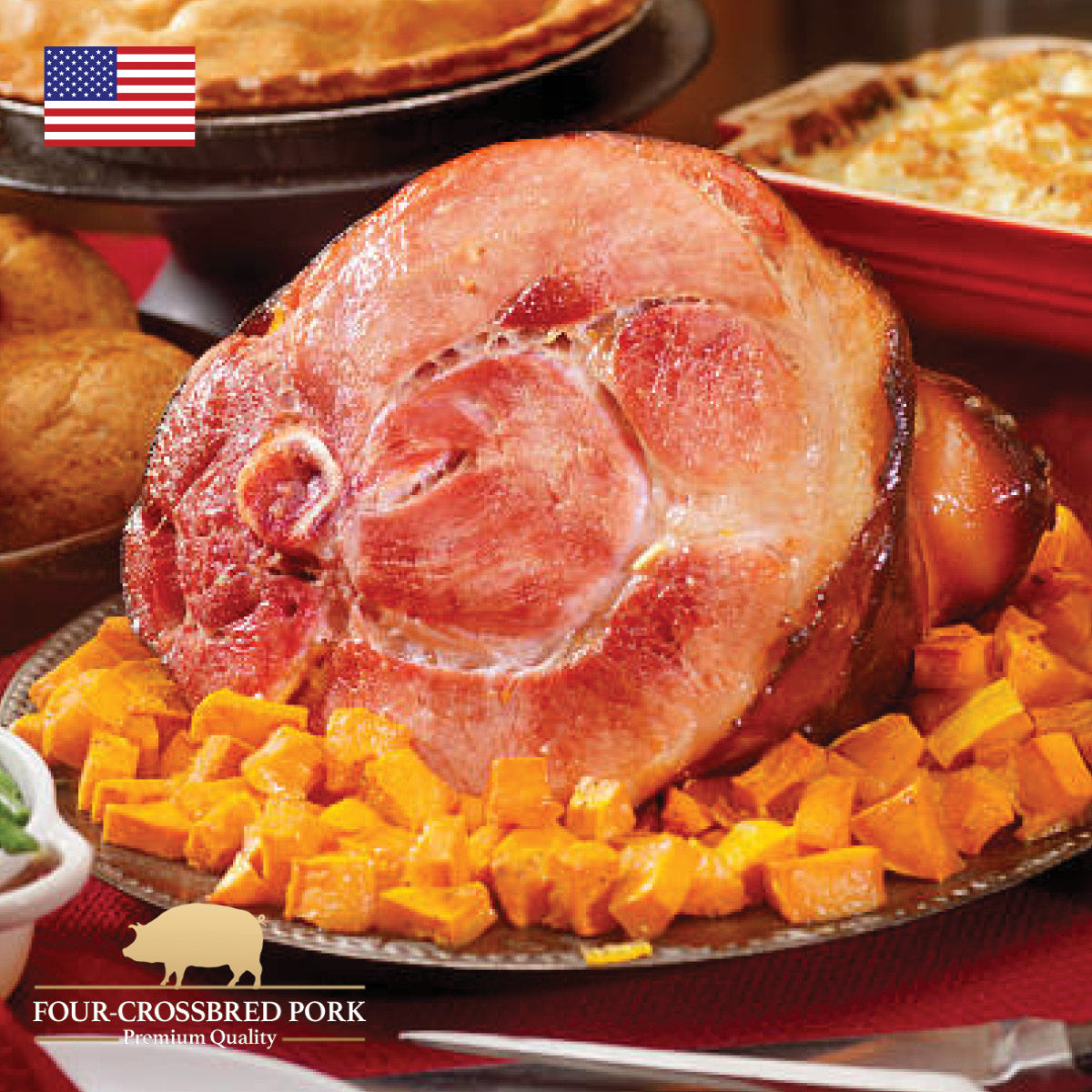 ４元豚 骨付きハム