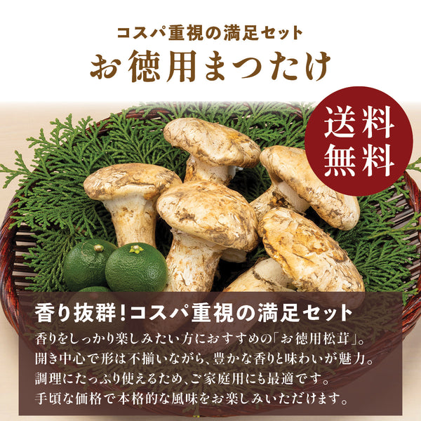【北米産】お徳用松茸